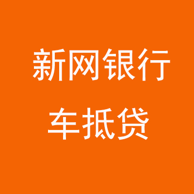 衡南新网银行车抵贷